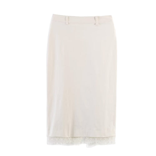 Damen Bleistiftrock mit feiner Spitze und elegantem Bund Echo Archiv