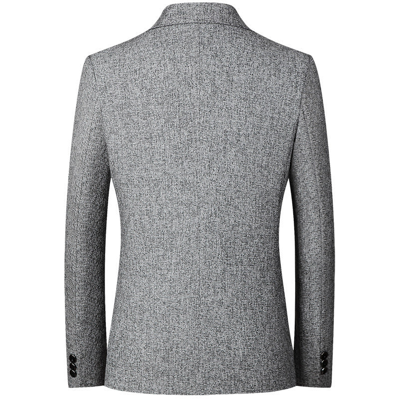 Herren moderner und eleganter Blazer aus Strukturstoff Echoarchiv