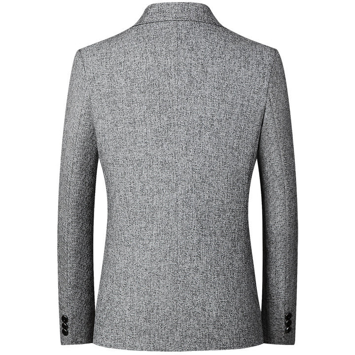 Herren moderner und eleganter Blazer aus Strukturstoff Echoarchiv