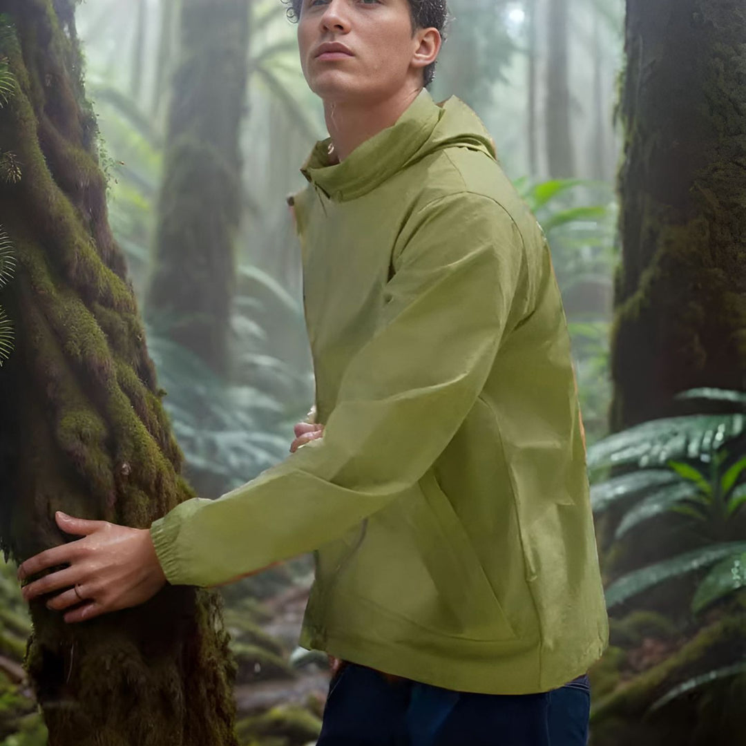 Herren wetterfeste Utility-Jacke mit verstellbarem Kapuzensystem Echoarchiv