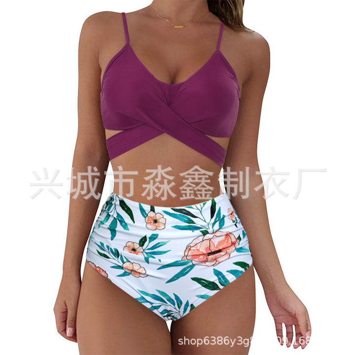 Damen Crop-Top Bikini-Set mit geflochtenem Design Echo Archiv