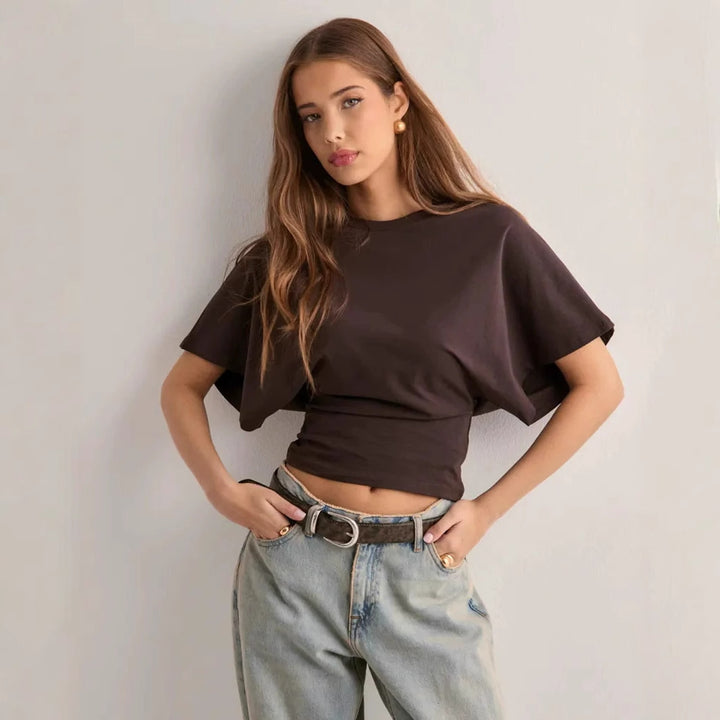 Damen Bequemes Oversized T-Shirt mit modernem Schnitt Echo Archiv