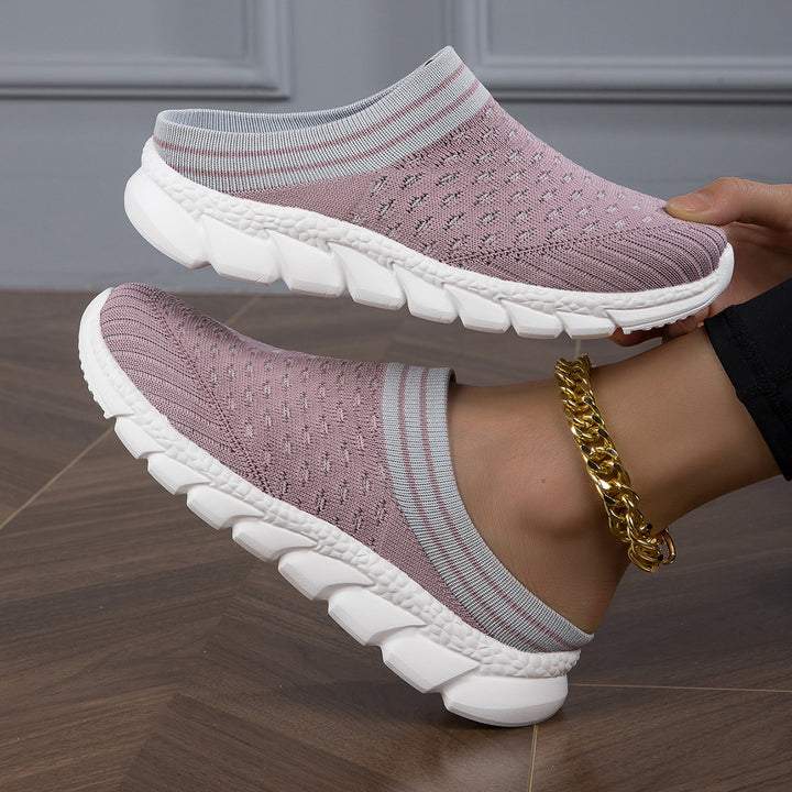 Damen nan sockenähnlicher Komfort-Slipper mit punktelastischem Strickoberteil segmentierter Dämpfungssohle und weichem Komfortfußbett Echo Archiv