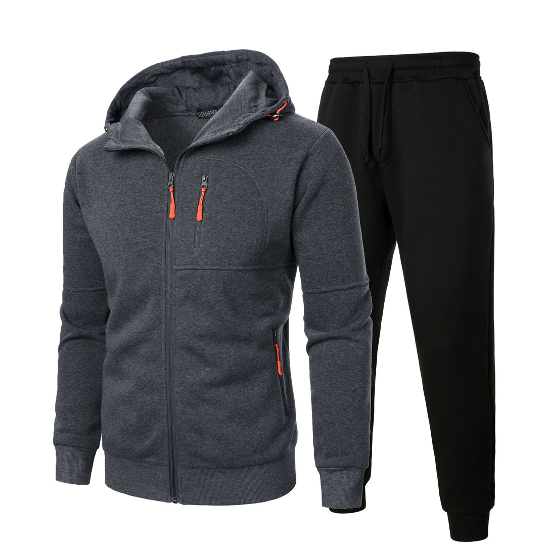 Herren Sportliches Hoodie und Jogginghose Set mit praktischen Taschen Echoarchiv