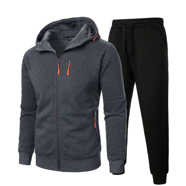 Herren Sportliches Hoodie und Jogginghose Set mit praktischen Taschen Echoarchiv