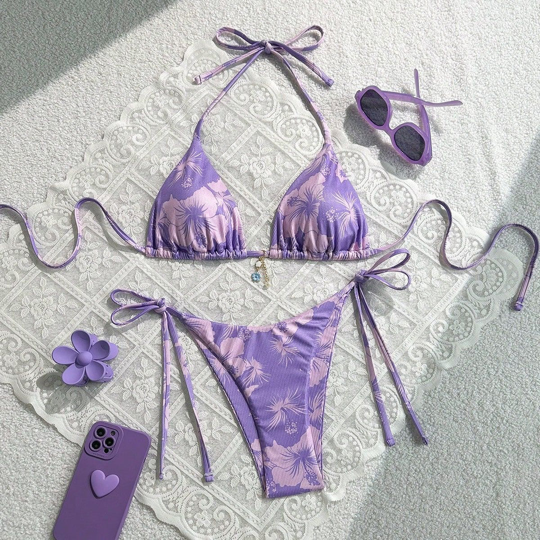 Damen Triangel-Bikini mit nachhaltiger Stoffkombination Echo Archiv