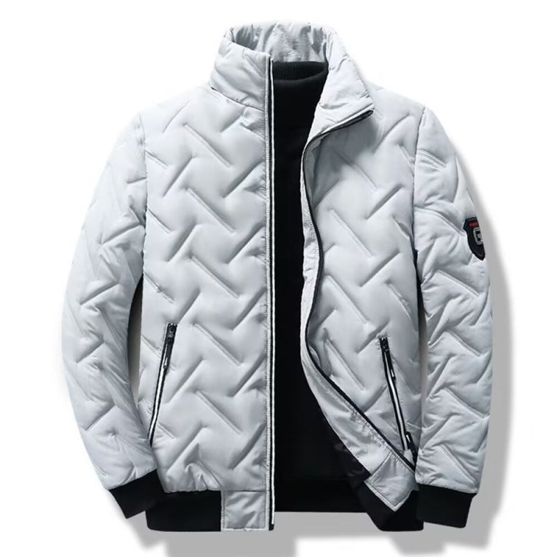 Herren Winter gepolsterte Jacke mit hohem Kragen Echo Archiv