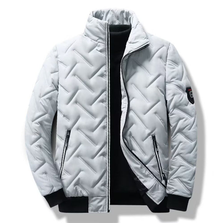 Herren Winter gepolsterte Jacke mit hohem Kragen Echo Archiv