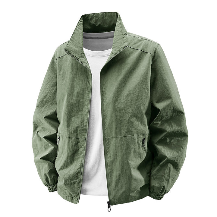 Herren Leichte Übergangsjacke mit hohem Kragen Echo Archiv