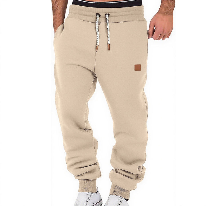 Herren Relax-Fit Fleece-Jogginghose mit Bündchen und Kordelzug Echoarchiv
