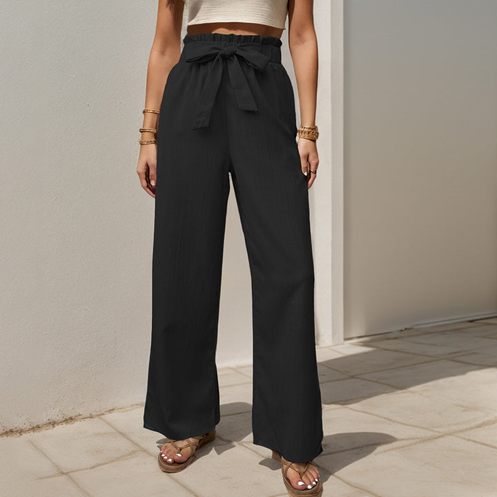 Damen Weite Hosen mit Taillengürtel Echo Archiv