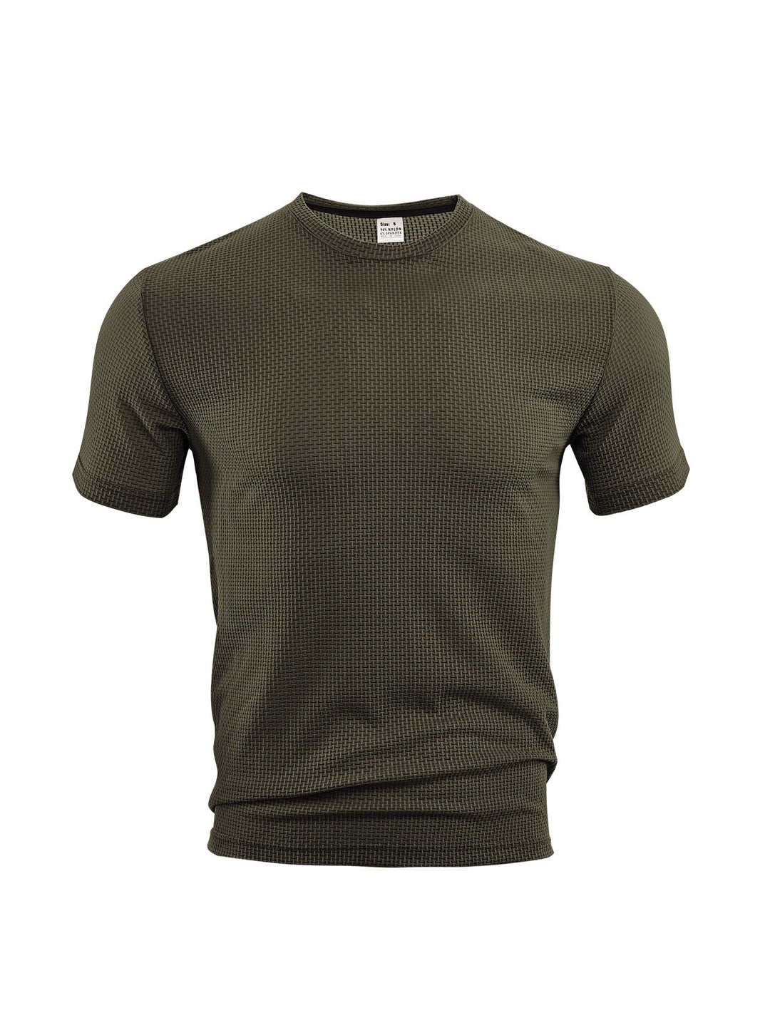 Herren funktionales Kurzarmshirt mit strukturiertem Material Echoarchiv