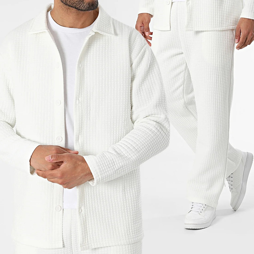 Herren strukturierte Jacke im modernen Design Echoarchiv