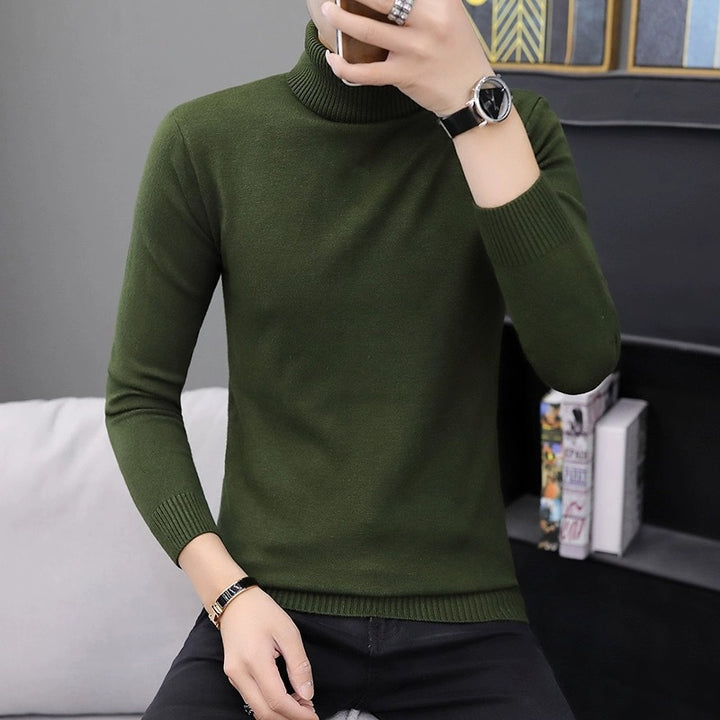 Herren bequemer Rollkragenpullover Echoarchiv