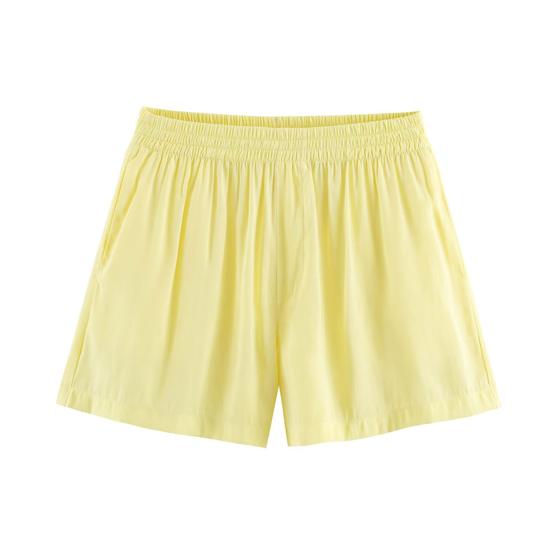 Damen Lockeres zweiteiliges Set mit Oversize-Hemd und Elastik-Shorts Echo Archiv