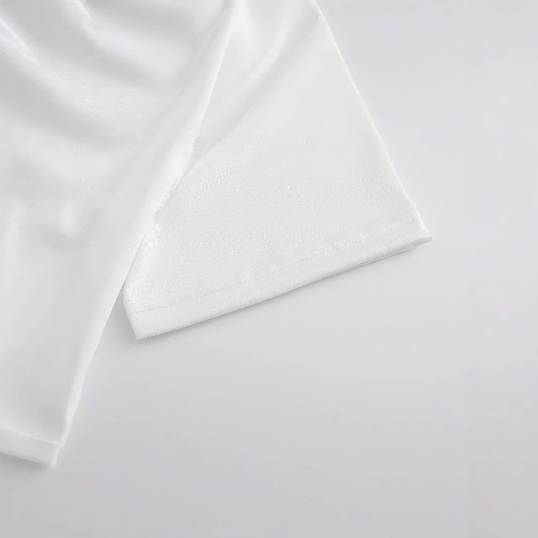 Damen Crop-T-Shirt mit inspirierendem Schriftzug und lässigem Schnitt Echo Archiv