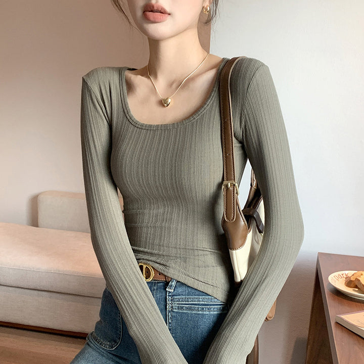 Damen Langarm Rippshirt Echo Archiv