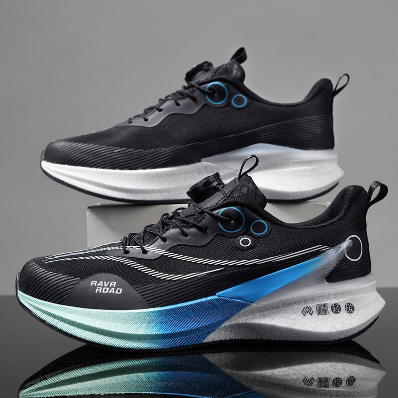 Unisex Performance-Laufschuhe mit Drehverschluss, mehrschichtiger Rebound-Zwischensohle und stabiler TPU-Fersenstütze – Tavélo