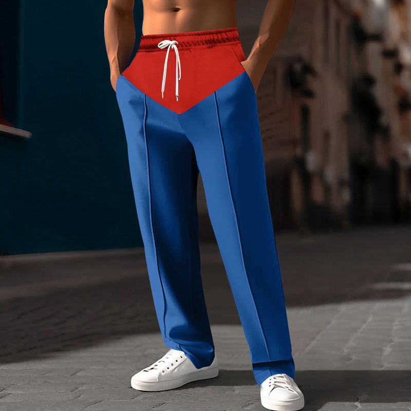 Herren modische Sweatpants mit innovativem Schnitt und seitlichen Eingrifftaschen Echoarchiv