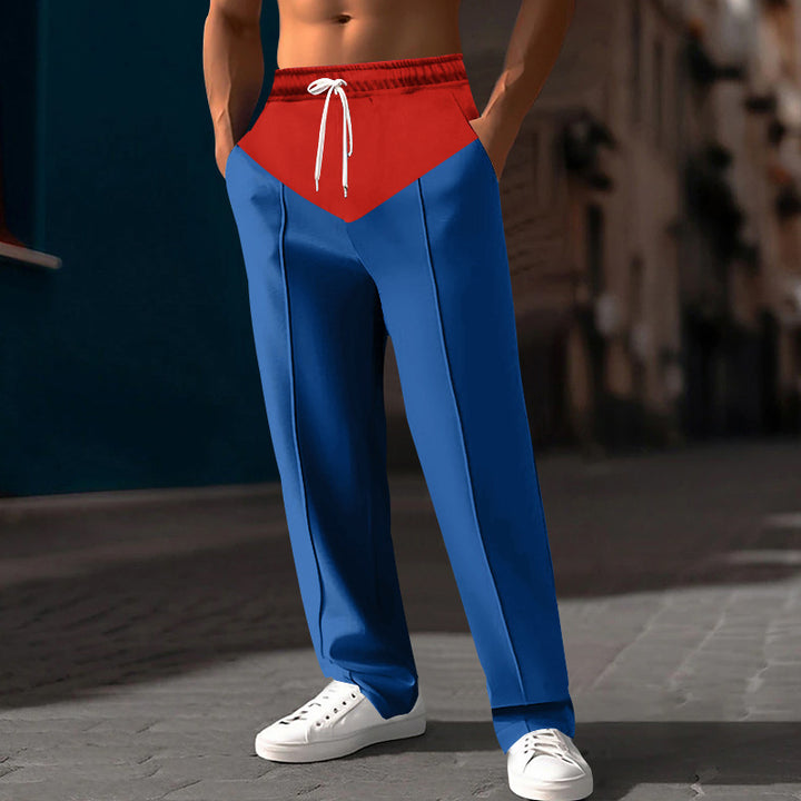 Herren modische Sweatpants mit innovativem Schnitt und seitlichen Eingrifftaschen Echoarchiv