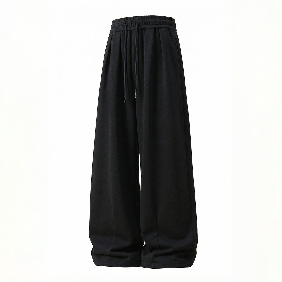 Damen Ultraweite Sweathose im Palazzo‑Schnitt mit Kellerfaltenbund und Kordelzug Echo Archiv