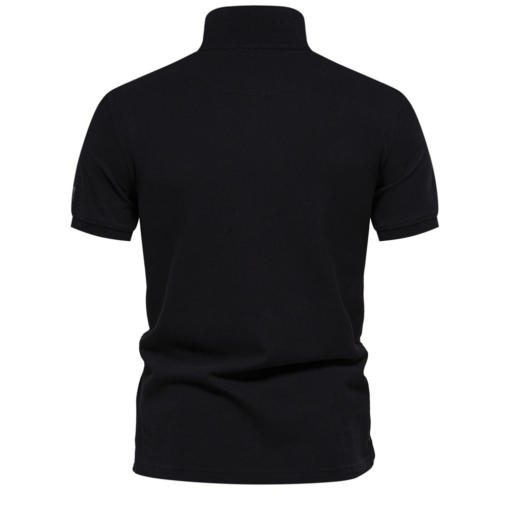 Herren Polo-Shirt mit modernem Design und feiner Struktur Echoarchiv