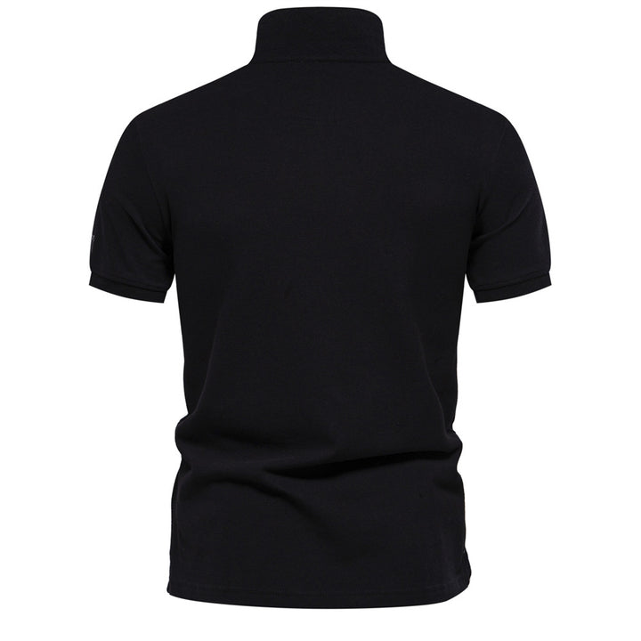 Herren Polo-Shirt mit modernem Design und feiner Struktur Echoarchiv