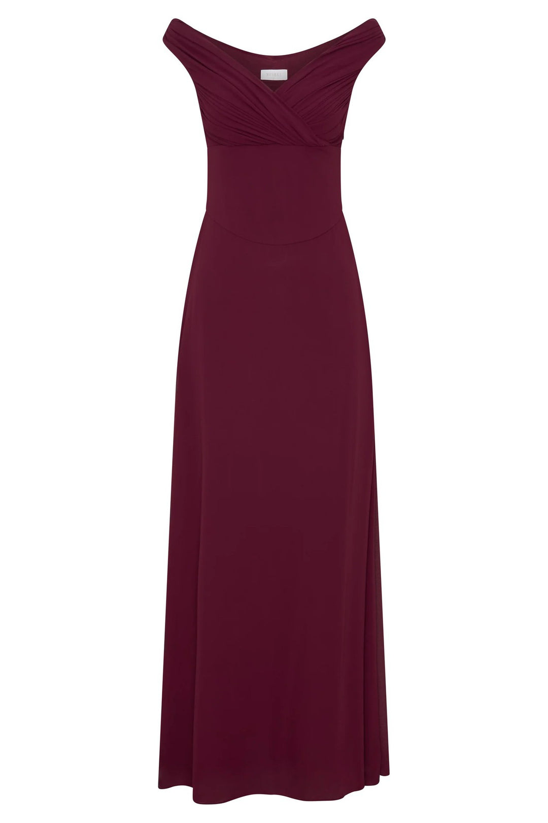 Damen Elegantes Off-Shoulder Maxikleid mit fließendem Schnitt Echo Archiv