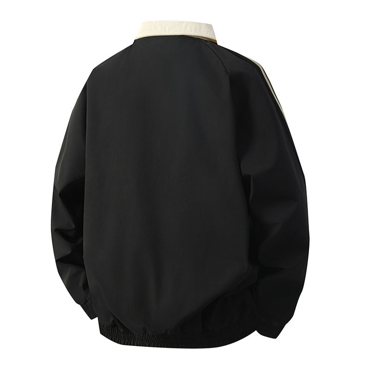 Herren Sportliche Übergangsjacke mit hohem Kragen und elastischen Bündchen Echo Archiv