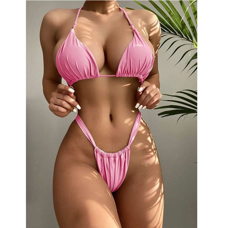 Damen Triangel-Bikini mit hohem Beinausschnitt Echo Archiv