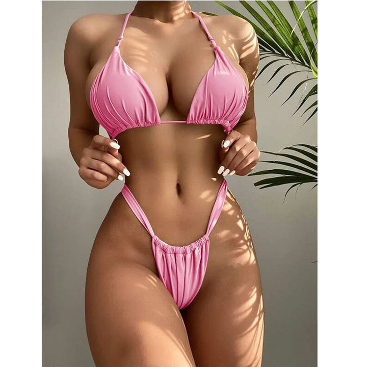 Damen Triangel-Bikini mit hohem Beinausschnitt Echo Archiv