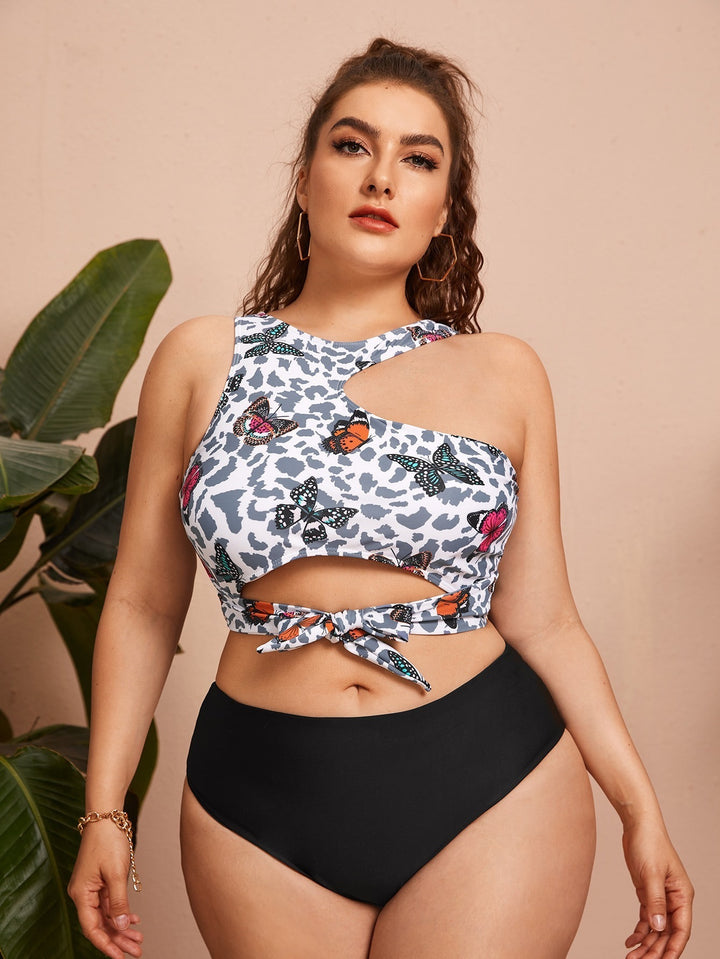 Damen Bikini-Set mit kreativem Cut-Out und eleganten Details Echo Archiv