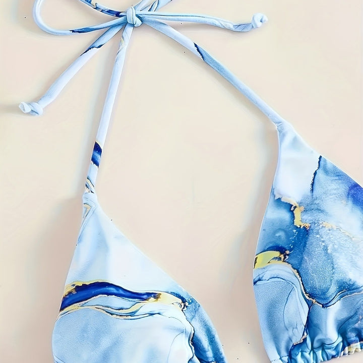 Damen Triangel-Bikini mit modischem Wickelrock Echo Archiv