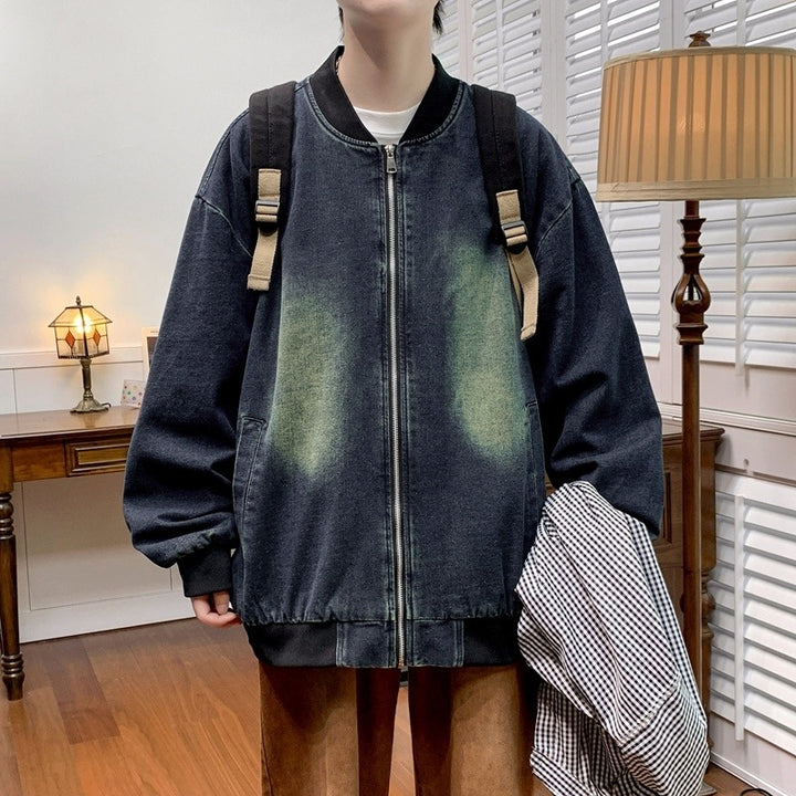 Herren entspannte Baumwolljacke im lässigen Stil Echoarchiv
