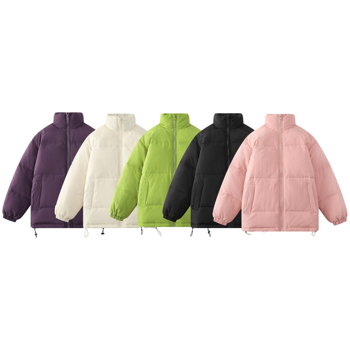 Unisex Oversize Steppjacke mit hohem Kragen und Kordelzug Echo Archiv