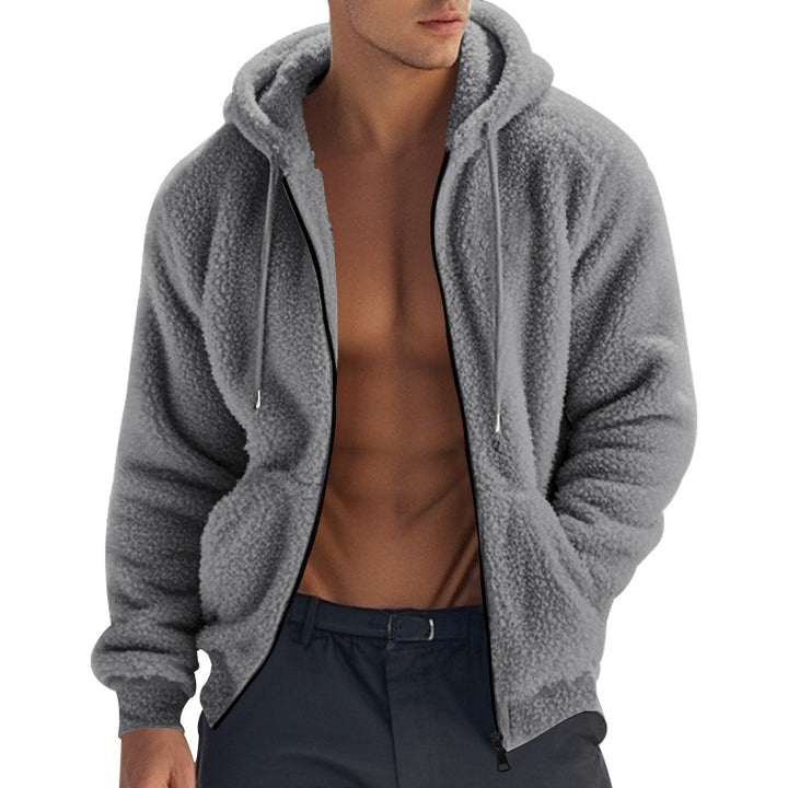 Herren Fleece-Outdoorjacke mit praktischem Reißverschluss Echoarchiv