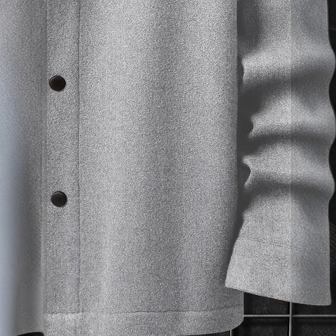 Herren modische flauschige Überwurfjacke Echoarchiv