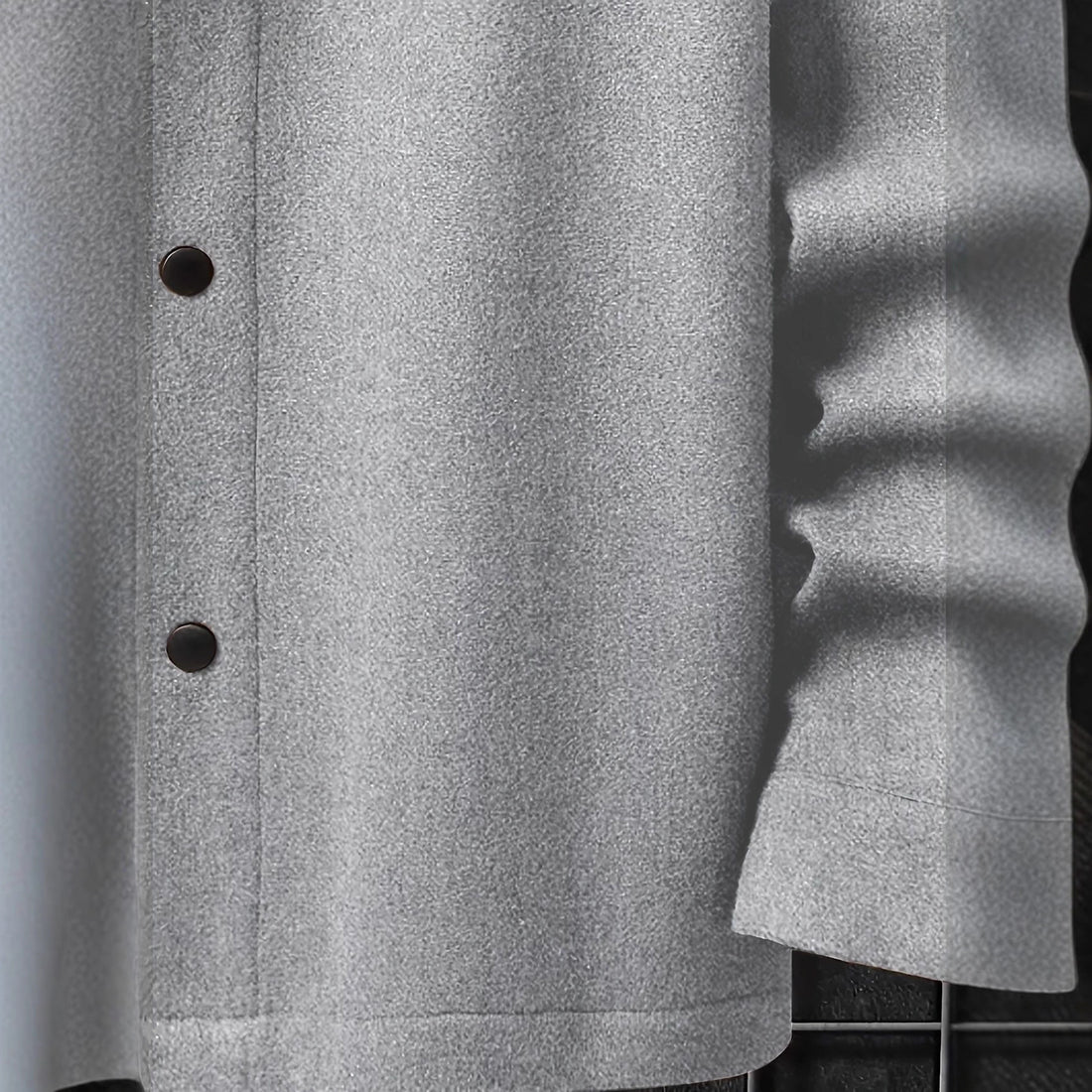 Herren modische flauschige Überwurfjacke – Taviero