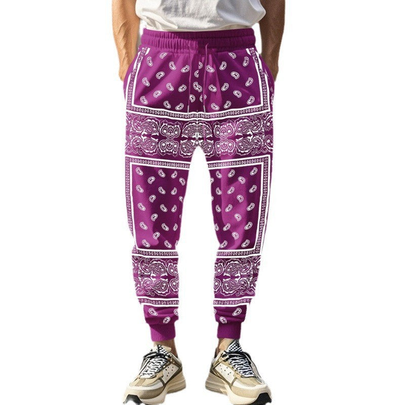 Herren unkomplizierte Jogginghose im Bandana-Stil Echoarchiv