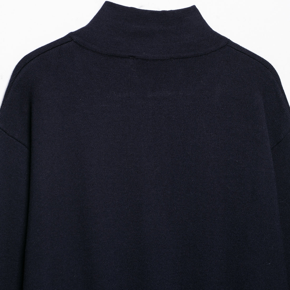 Damen Cropped Feinstrick-Cardigan mit Stehkragen, durchgehendem Reißverschluss und taillierter Ripppartie Echoarchiv