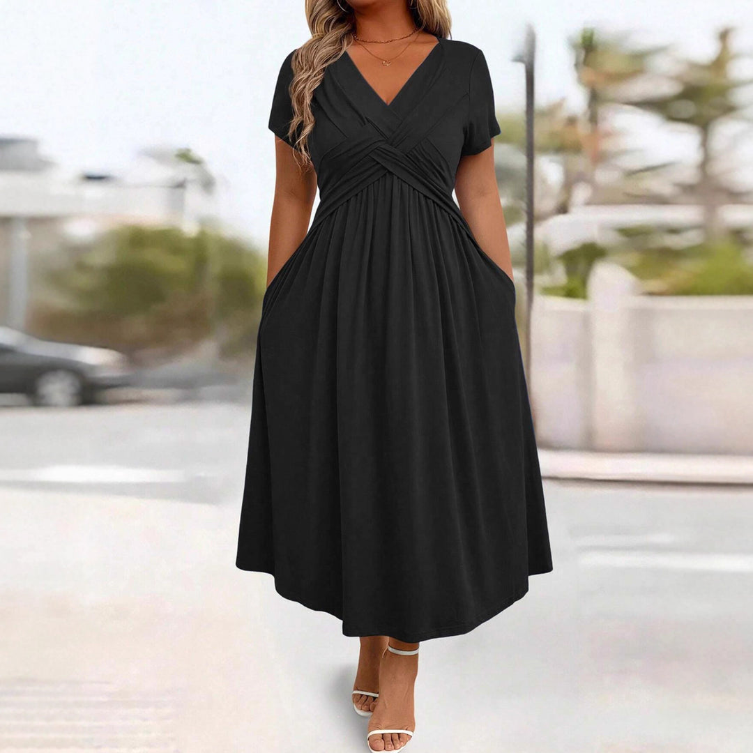 Damen lockeres Maxi-Kleid Echo Archiv