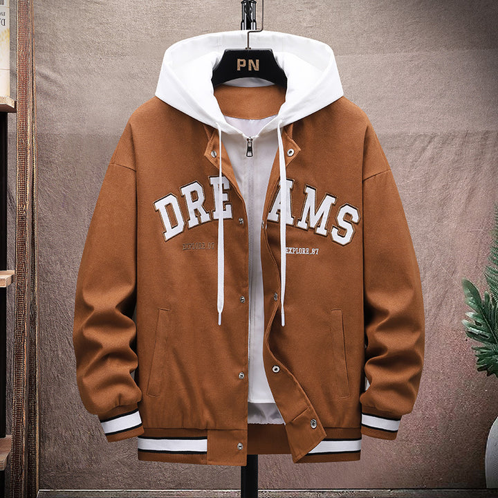 Herren Sportliche Jacke mit Kapuze Echo Archiv