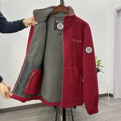 Herren Hohe Funktionale Fleecejacke Echo Archiv
