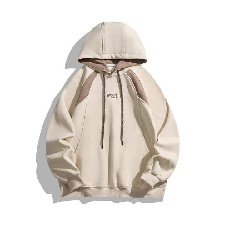 Unisex Kapuzenpullover im Oversize-Sweatstil mit kontrastgefütterter Kapuze Echoarchiv