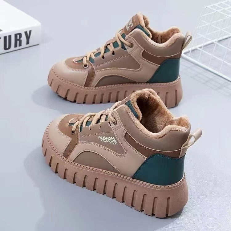 Damen Sportliche High-Top Sneakers mit gefüttertem Innenbereich und rutschfester Sohle Echo Archiv
