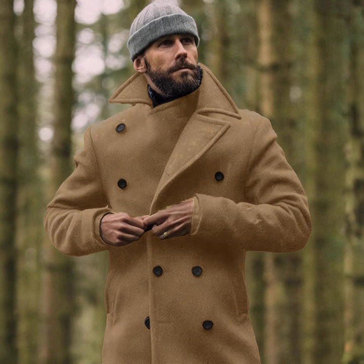 Herren elegante Wintermantel Echoarchiv