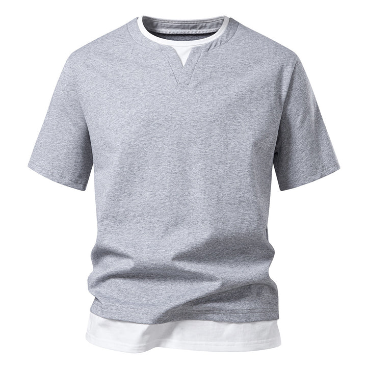 Herren V-Ausschnitt T-Shirt mit modernem Schnitt und lässigem Look Echoarchiv