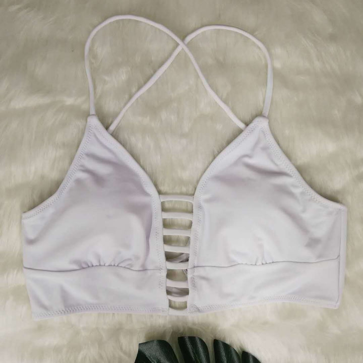Damen Bikini-Set mit verspieltem Rüschendesign und hoch geschnittenen Höschen Echo Archiv