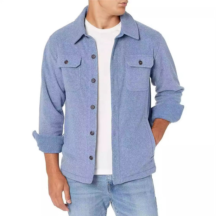 Herren Fleecejacke mit praktischen Taschen Echoarchiv