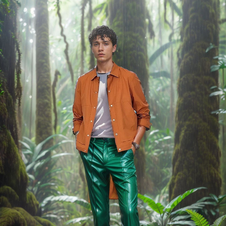 Herren lässige Outdoor-Jacke mit praktischem Druckknopfverschluss und atmungsaktivem Material Echoarchiv